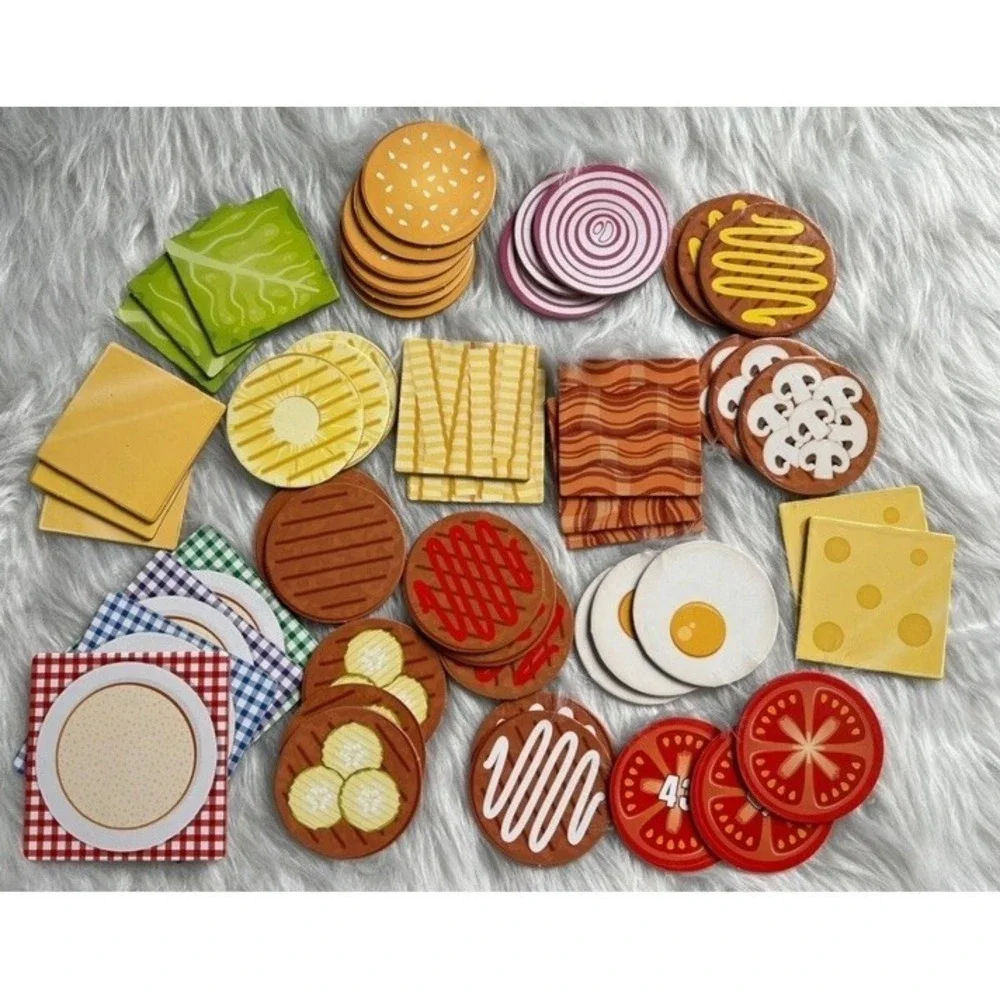 Burger Pile-Up - A Number‎ Stacking Game - Family Card Game